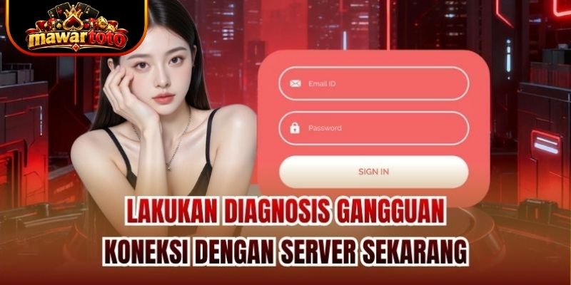 Lakukan diagnosis gangguan koneksi dengan server sekarang